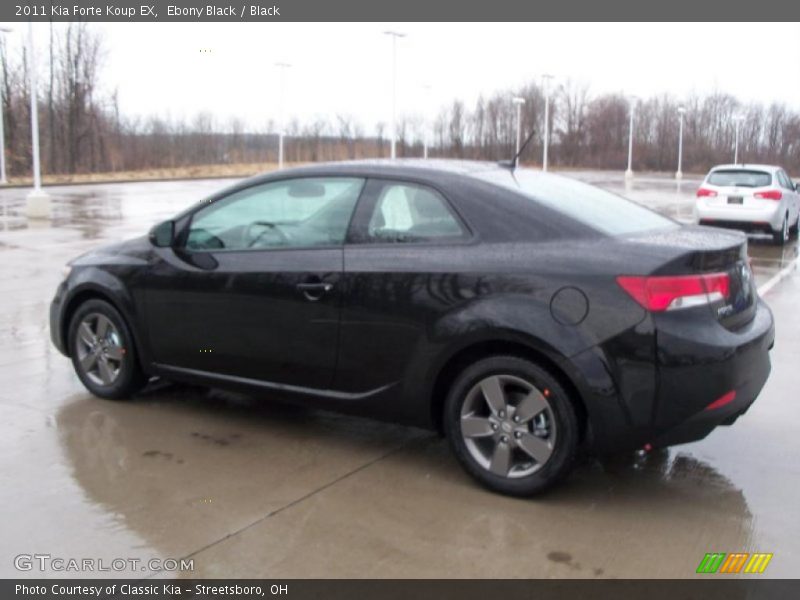 Ebony Black / Black 2011 Kia Forte Koup EX