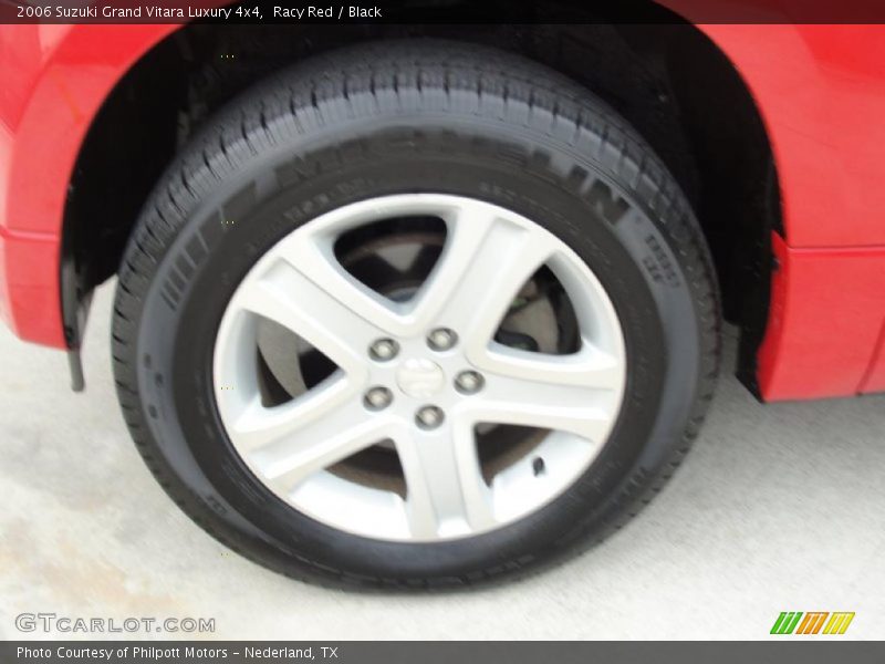 Racy Red / Black 2006 Suzuki Grand Vitara Luxury 4x4