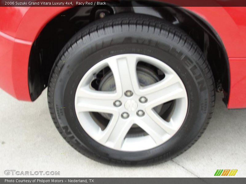 Racy Red / Black 2006 Suzuki Grand Vitara Luxury 4x4