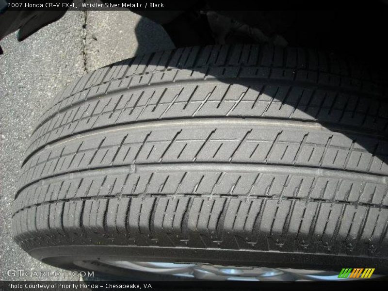 Whistler Silver Metallic / Black 2007 Honda CR-V EX-L