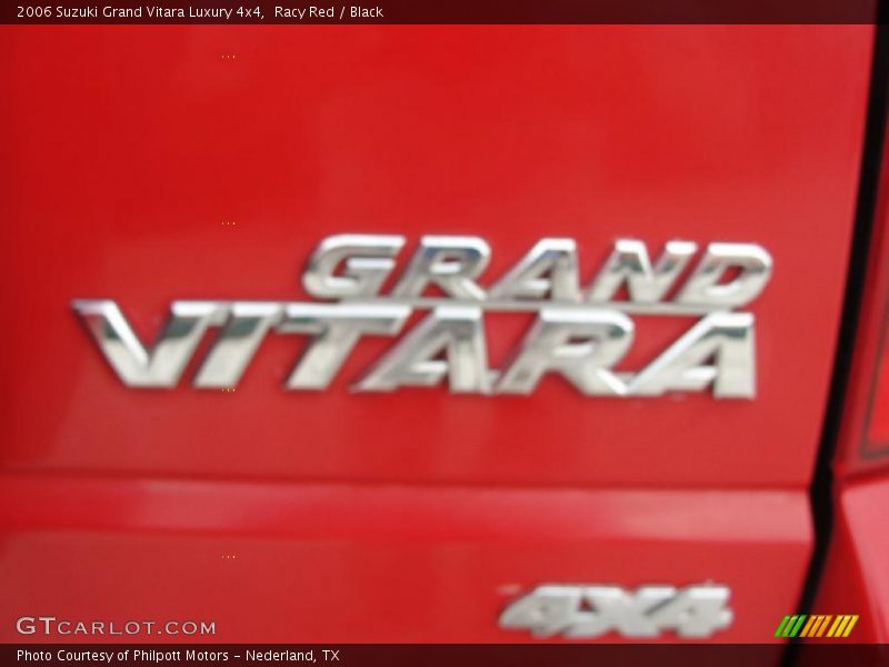 Racy Red / Black 2006 Suzuki Grand Vitara Luxury 4x4
