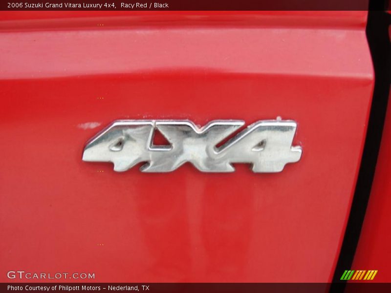 Racy Red / Black 2006 Suzuki Grand Vitara Luxury 4x4