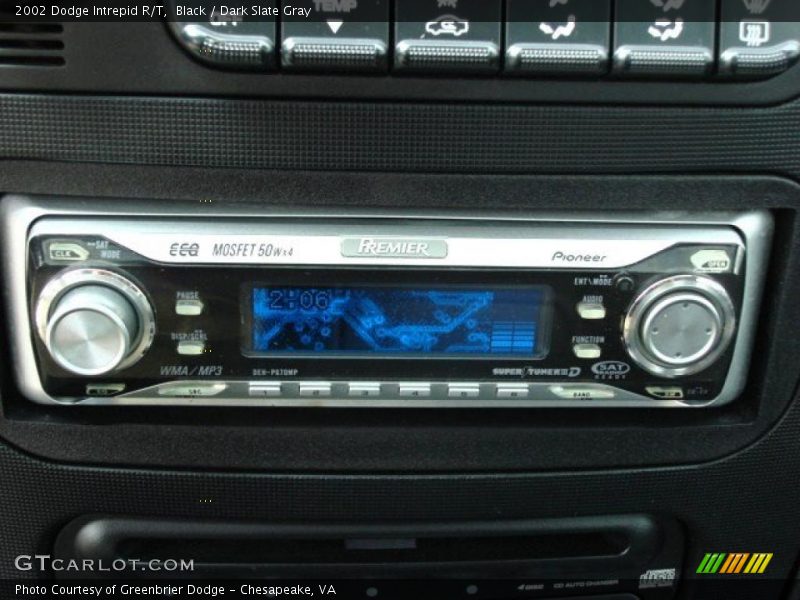 Black / Dark Slate Gray 2002 Dodge Intrepid R/T