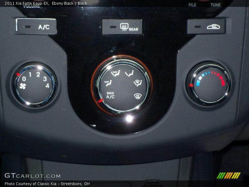 Ebony Black / Black 2011 Kia Forte Koup EX