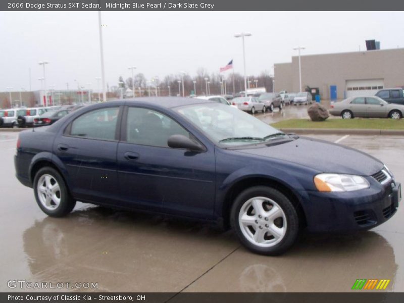 Midnight Blue Pearl / Dark Slate Grey 2006 Dodge Stratus SXT Sedan