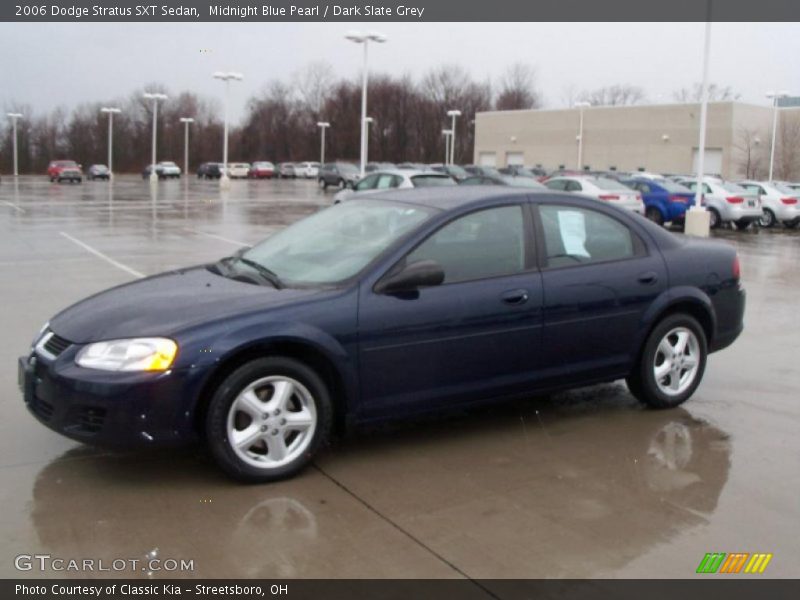 Midnight Blue Pearl / Dark Slate Grey 2006 Dodge Stratus SXT Sedan