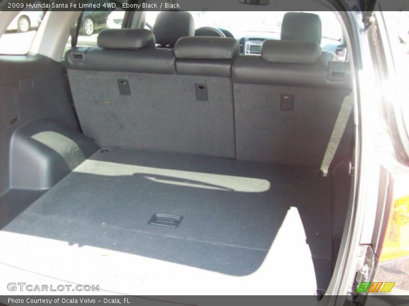 Ebony Black / Black 2009 Hyundai Santa Fe Limited 4WD