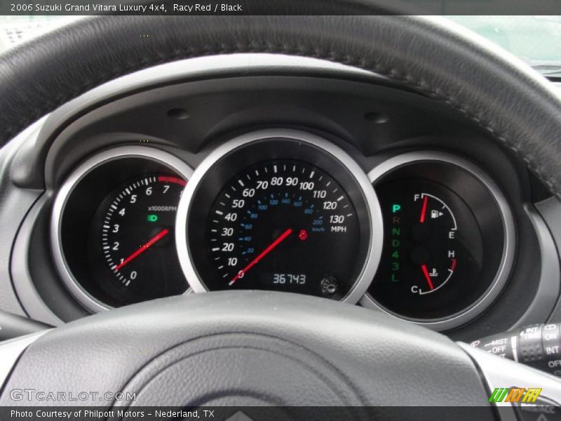 Racy Red / Black 2006 Suzuki Grand Vitara Luxury 4x4
