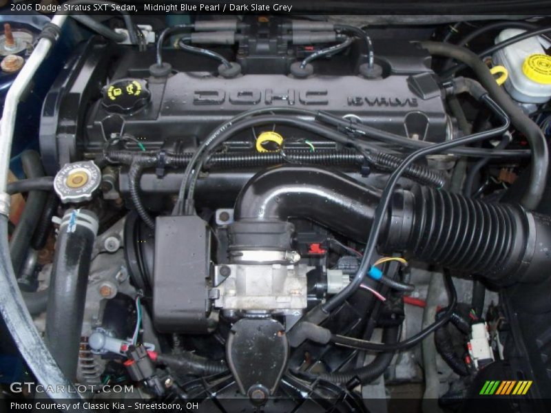 Midnight Blue Pearl / Dark Slate Grey 2006 Dodge Stratus SXT Sedan