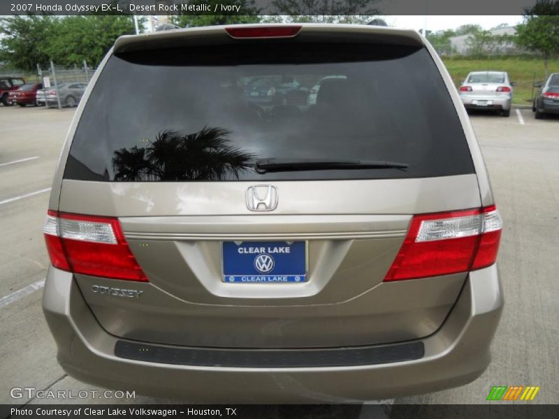 Desert Rock Metallic / Ivory 2007 Honda Odyssey EX-L