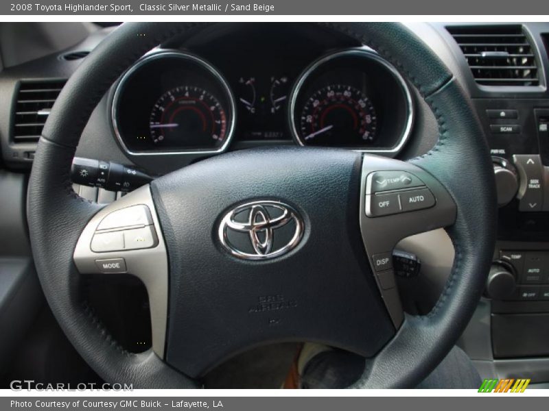 Classic Silver Metallic / Sand Beige 2008 Toyota Highlander Sport