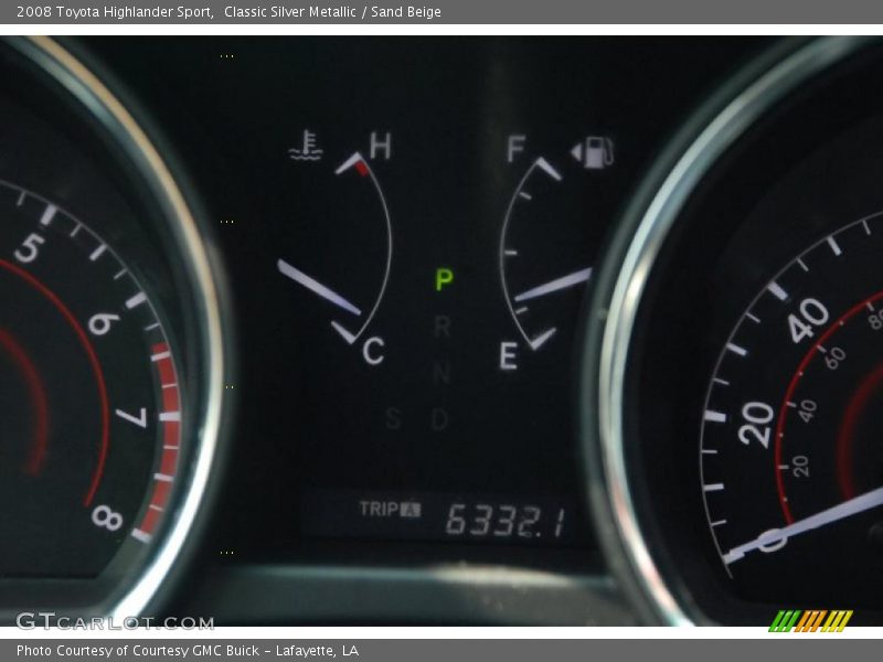Classic Silver Metallic / Sand Beige 2008 Toyota Highlander Sport