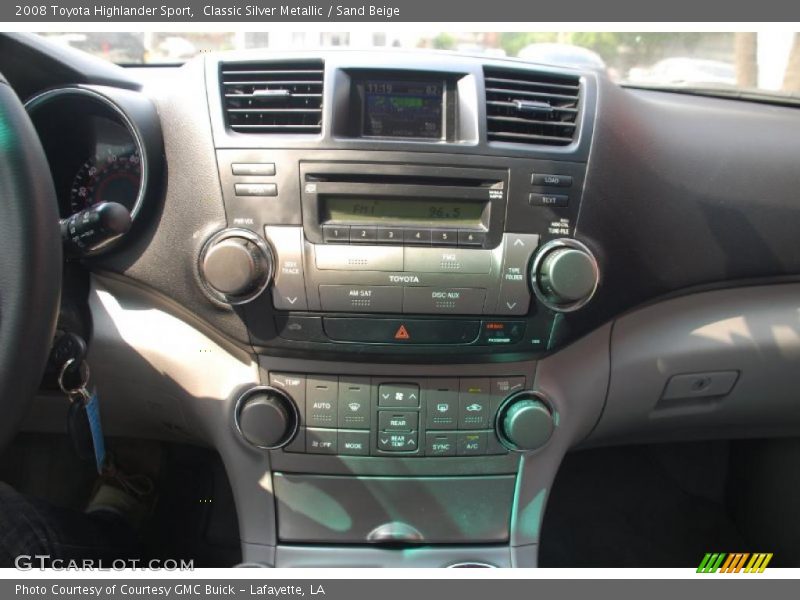 Classic Silver Metallic / Sand Beige 2008 Toyota Highlander Sport
