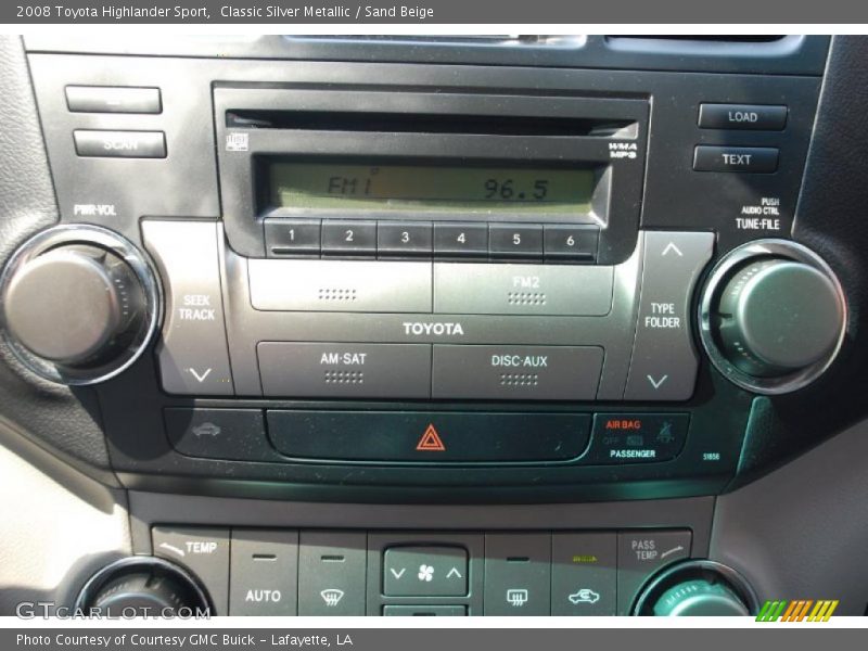 Classic Silver Metallic / Sand Beige 2008 Toyota Highlander Sport