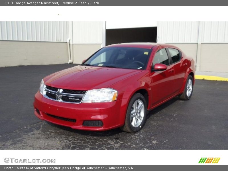 Redline 2 Pearl / Black 2011 Dodge Avenger Mainstreet