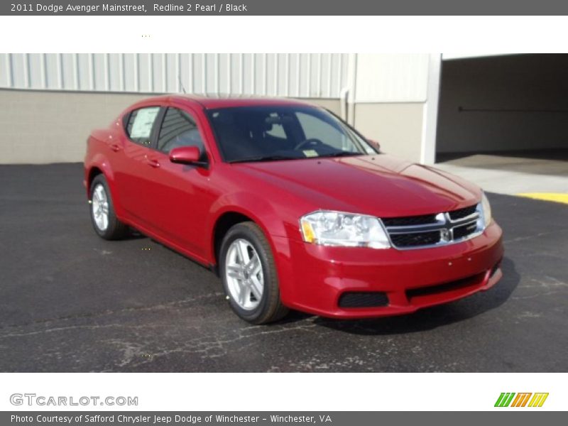 Redline 2 Pearl / Black 2011 Dodge Avenger Mainstreet
