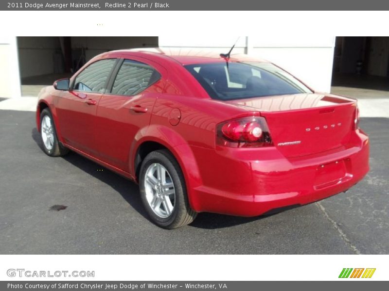 Redline 2 Pearl / Black 2011 Dodge Avenger Mainstreet