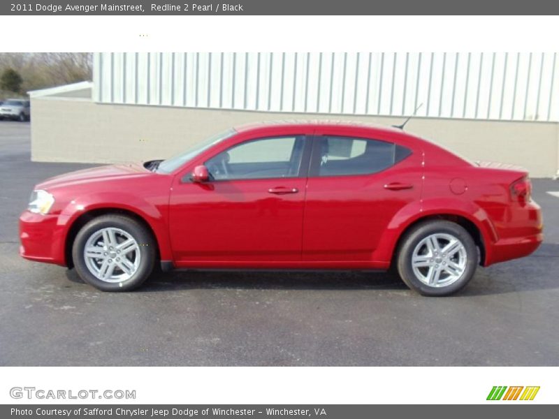 Redline 2 Pearl / Black 2011 Dodge Avenger Mainstreet