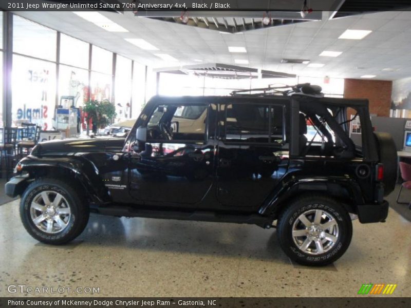 Black / Black 2011 Jeep Wrangler Unlimited Sahara 70th Anniversary 4x4