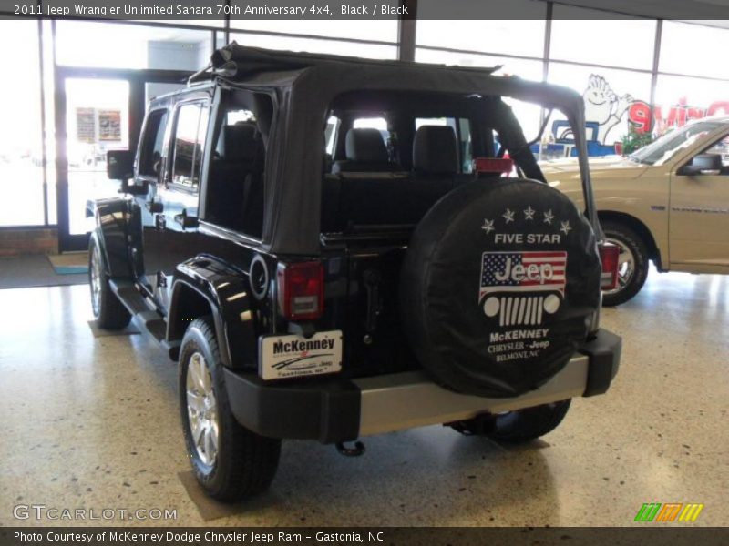 Black / Black 2011 Jeep Wrangler Unlimited Sahara 70th Anniversary 4x4