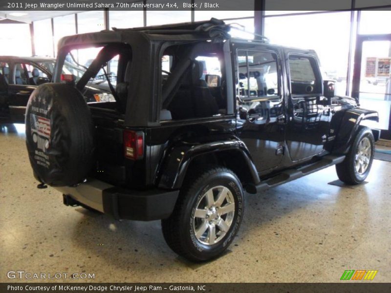 Black / Black 2011 Jeep Wrangler Unlimited Sahara 70th Anniversary 4x4