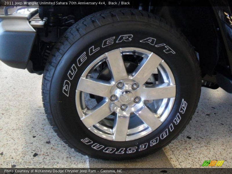  2011 Wrangler Unlimited Sahara 70th Anniversary 4x4 Wheel