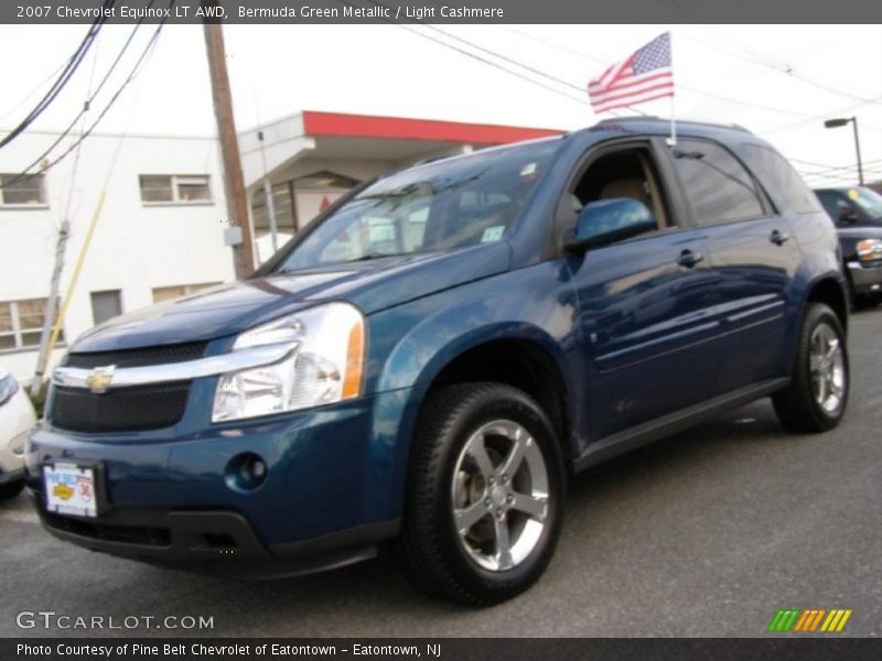 Bermuda Green Metallic / Light Cashmere 2007 Chevrolet Equinox LT AWD