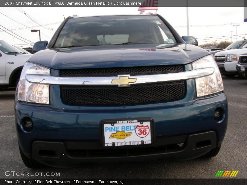 Bermuda Green Metallic / Light Cashmere 2007 Chevrolet Equinox LT AWD