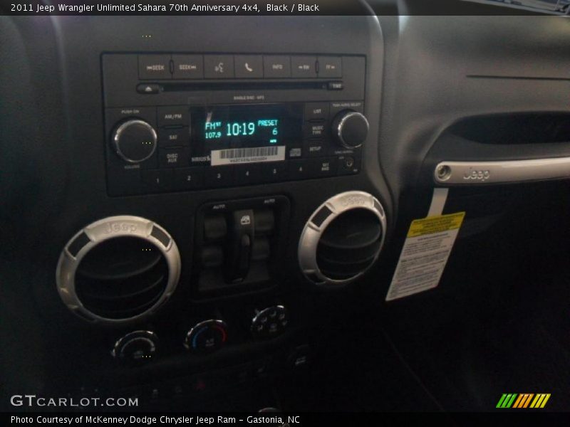 Black / Black 2011 Jeep Wrangler Unlimited Sahara 70th Anniversary 4x4
