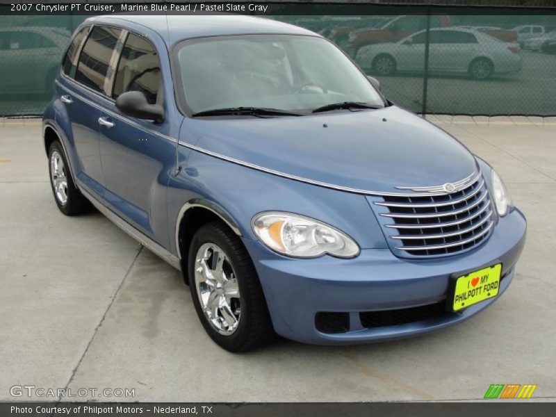 Marine Blue Pearl / Pastel Slate Gray 2007 Chrysler PT Cruiser