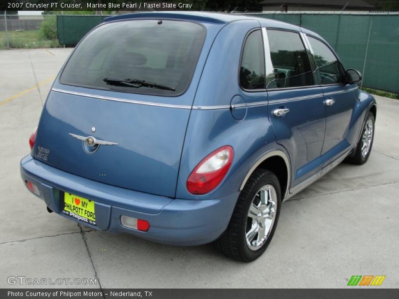 Marine Blue Pearl / Pastel Slate Gray 2007 Chrysler PT Cruiser