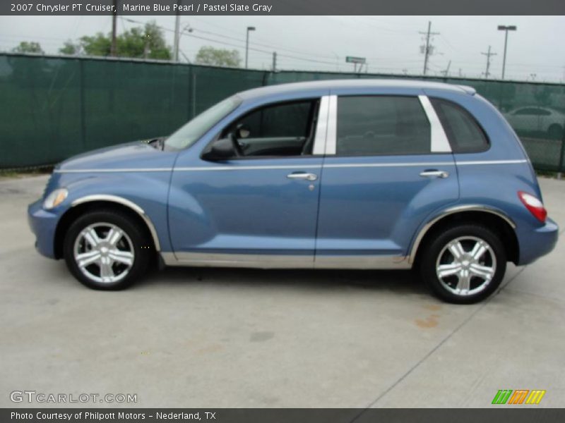Marine Blue Pearl / Pastel Slate Gray 2007 Chrysler PT Cruiser