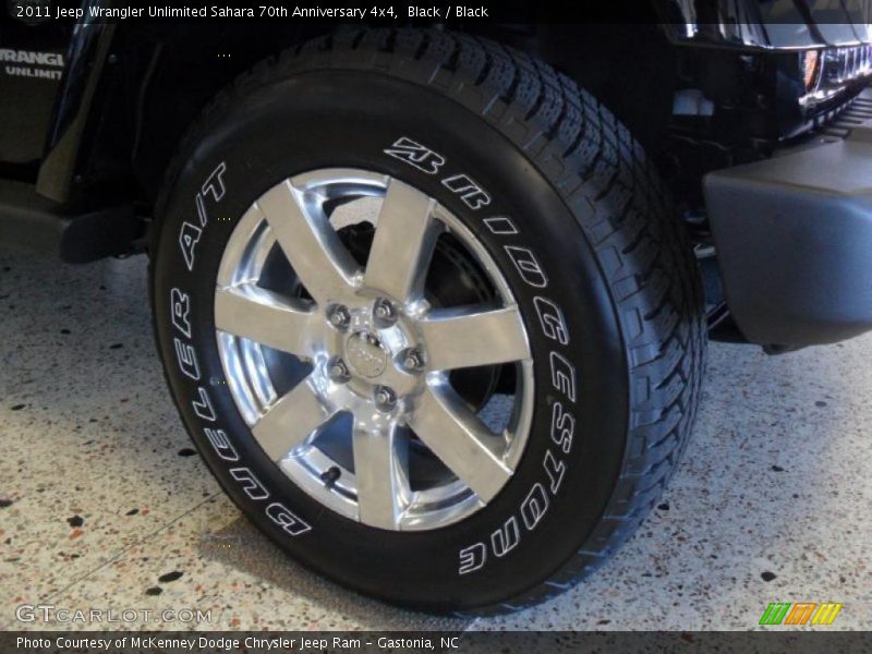  2011 Wrangler Unlimited Sahara 70th Anniversary 4x4 Wheel