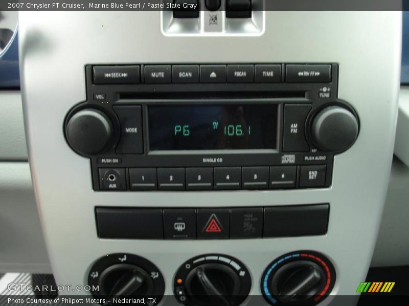 Marine Blue Pearl / Pastel Slate Gray 2007 Chrysler PT Cruiser