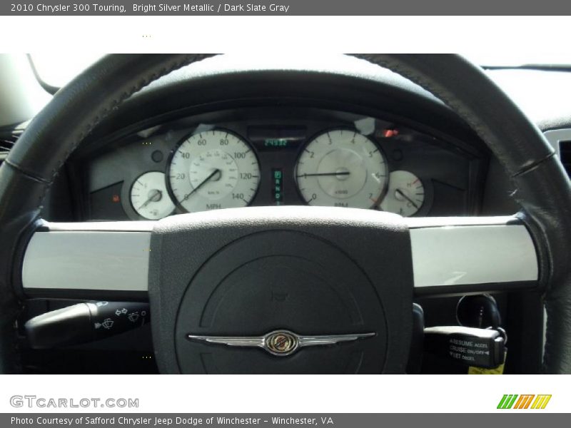 Bright Silver Metallic / Dark Slate Gray 2010 Chrysler 300 Touring