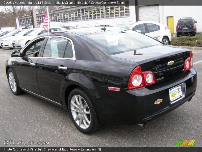 Black Granite Metallic / Cocoa/Cashmere Beige 2008 Chevrolet Malibu LTZ Sedan