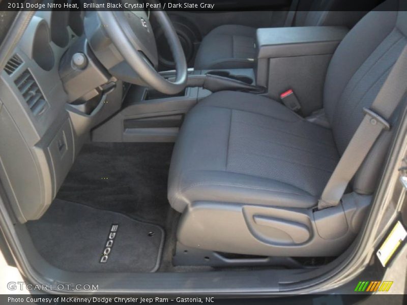Brilliant Black Crystal Pearl / Dark Slate Gray 2011 Dodge Nitro Heat