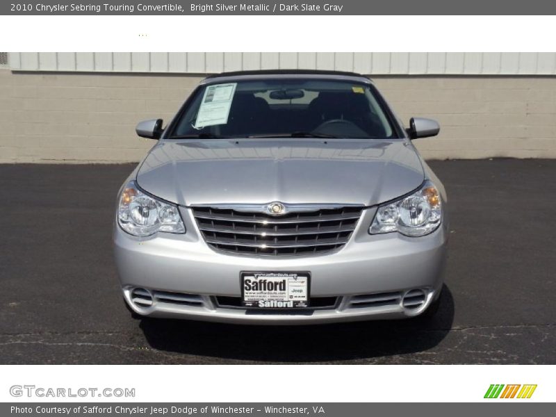 Bright Silver Metallic / Dark Slate Gray 2010 Chrysler Sebring Touring Convertible