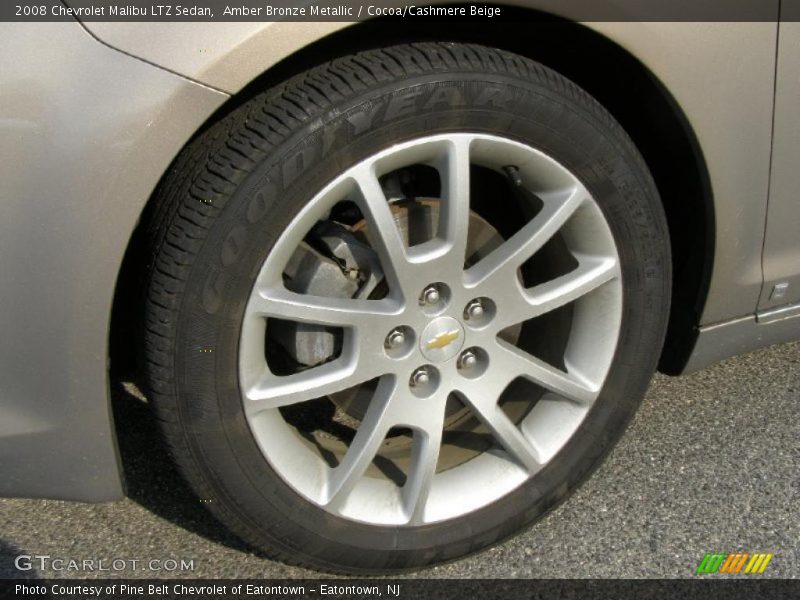 Amber Bronze Metallic / Cocoa/Cashmere Beige 2008 Chevrolet Malibu LTZ Sedan