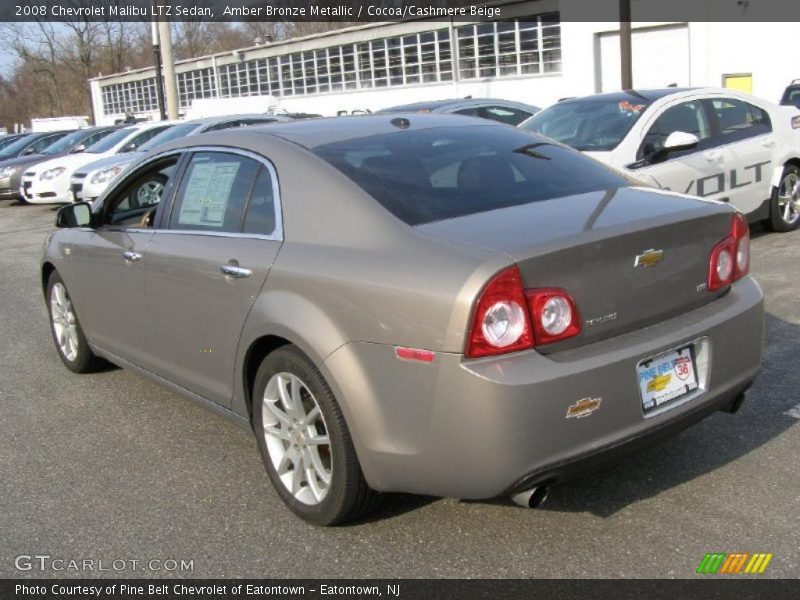 Amber Bronze Metallic / Cocoa/Cashmere Beige 2008 Chevrolet Malibu LTZ Sedan