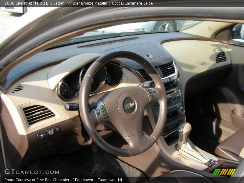 Amber Bronze Metallic / Cocoa/Cashmere Beige 2008 Chevrolet Malibu LTZ Sedan