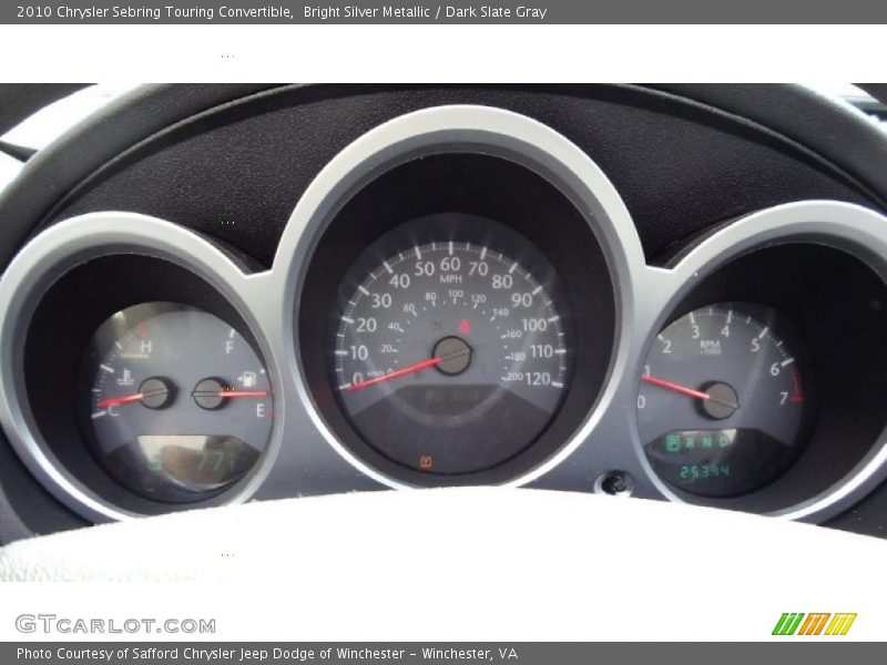  2010 Sebring Touring Convertible Touring Convertible Gauges