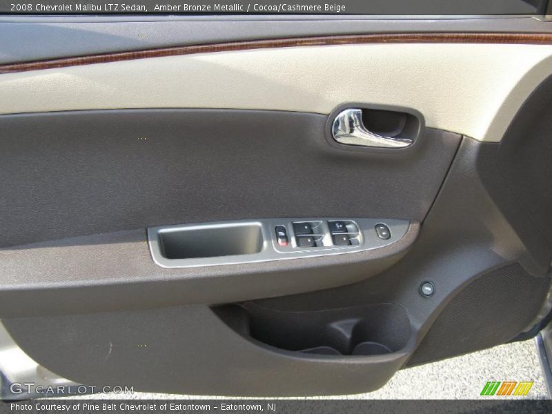 Amber Bronze Metallic / Cocoa/Cashmere Beige 2008 Chevrolet Malibu LTZ Sedan
