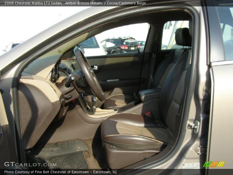 Amber Bronze Metallic / Cocoa/Cashmere Beige 2008 Chevrolet Malibu LTZ Sedan