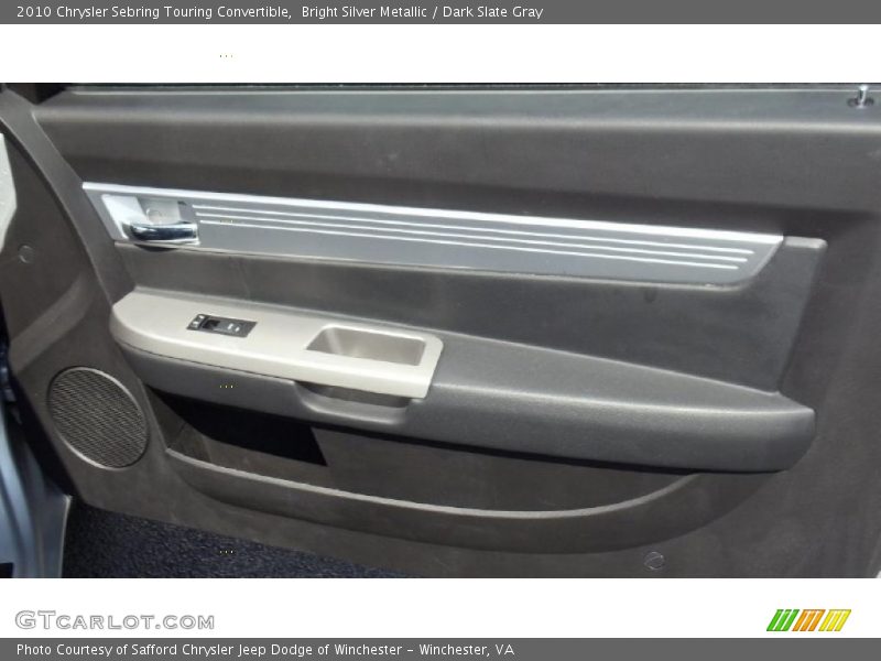 Bright Silver Metallic / Dark Slate Gray 2010 Chrysler Sebring Touring Convertible