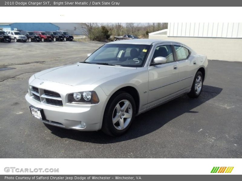 Bright Silver Metallic / Dark Slate Gray 2010 Dodge Charger SXT