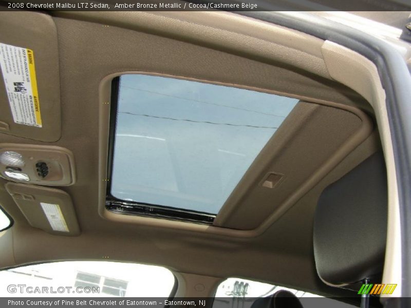 Amber Bronze Metallic / Cocoa/Cashmere Beige 2008 Chevrolet Malibu LTZ Sedan