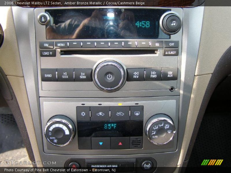 Amber Bronze Metallic / Cocoa/Cashmere Beige 2008 Chevrolet Malibu LTZ Sedan