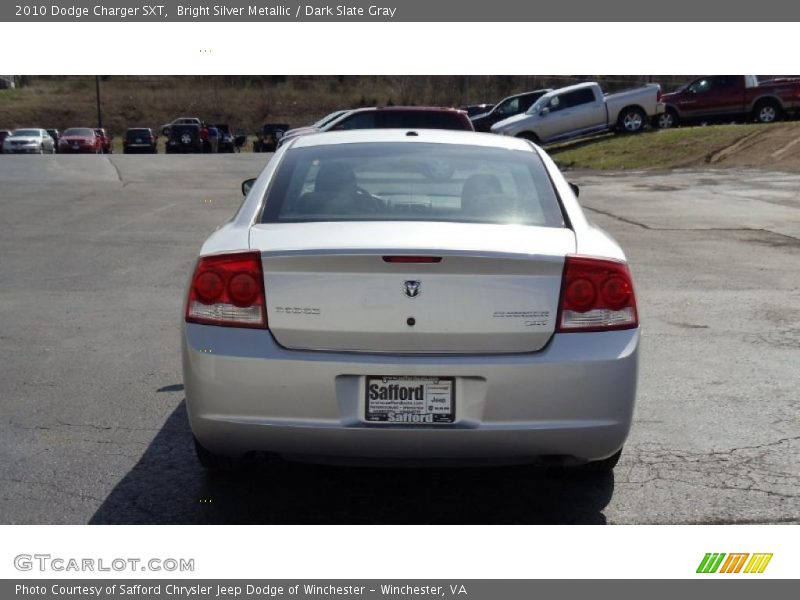 Bright Silver Metallic / Dark Slate Gray 2010 Dodge Charger SXT