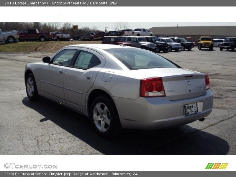 Bright Silver Metallic / Dark Slate Gray 2010 Dodge Charger SXT